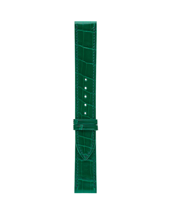 Crocodile@Emerald Green Glossy Strap